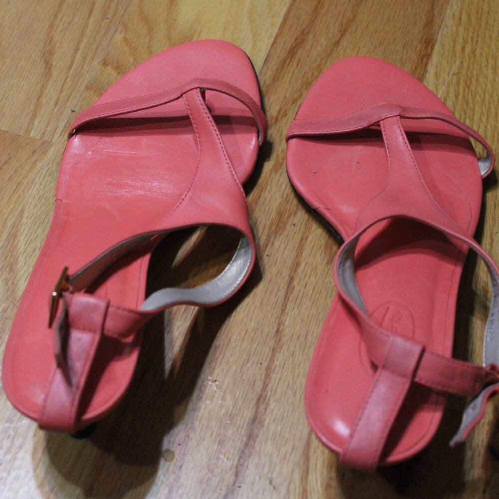 TALBOTS Pink Heeled Sandals, sz 8AA